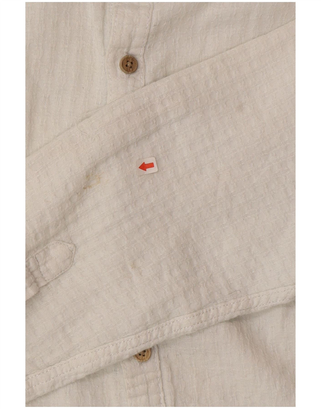 Chemise à manches 3/4 Zara garçon 9-10 ans blanc