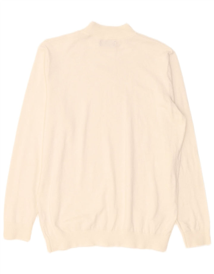 Pull Col Roulé Zara Homme Beige Moyen Viscose