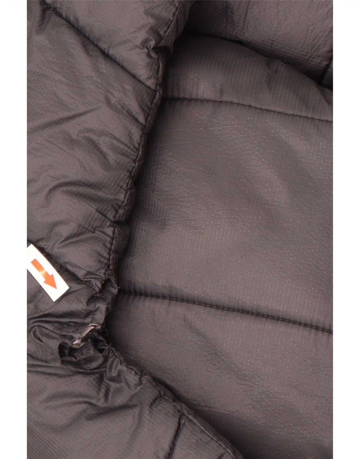 Kappa Veste matelassée à capuche pour homme UK 40 Large Gris