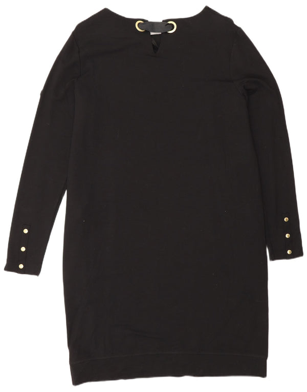 Barbour Robe sweat-shirt à manches longues pour femme UK 12 Noir moyen