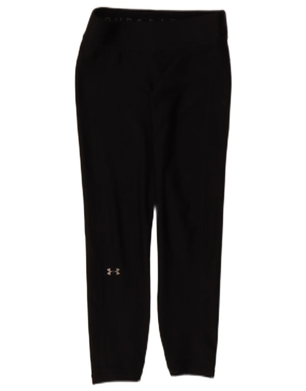 Under Armour Legging Heat Gear pour femme UK 8 Small Noir