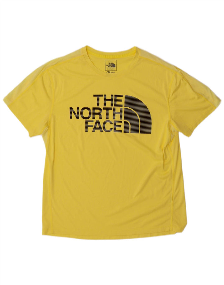 The North Face T-Shirt Graphique Homme Jaune Moyen
