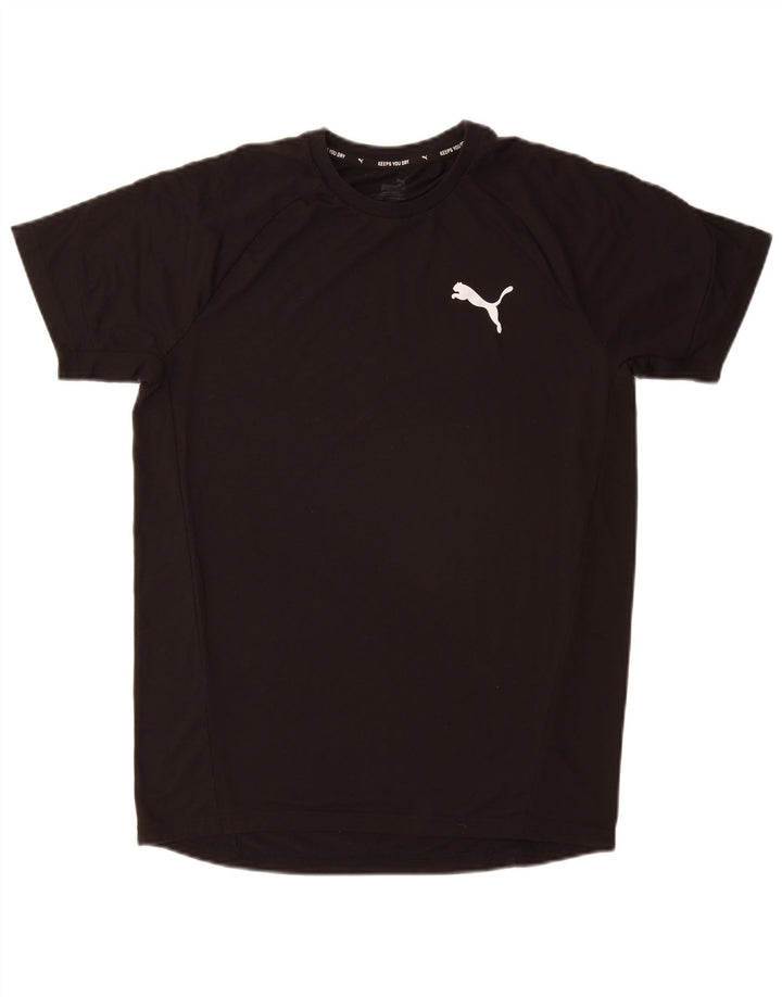 PUMA T-Shirt Homme Noir Moyen Polyester