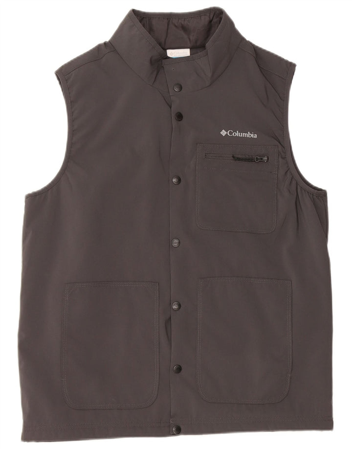 Columbia Gilet utilitaire pour hommes UK 38 Gris moyen Polyester