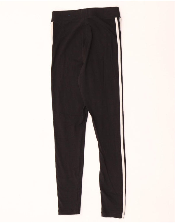 Adidas Leggings Femme UK 8 Petit Coton Noir