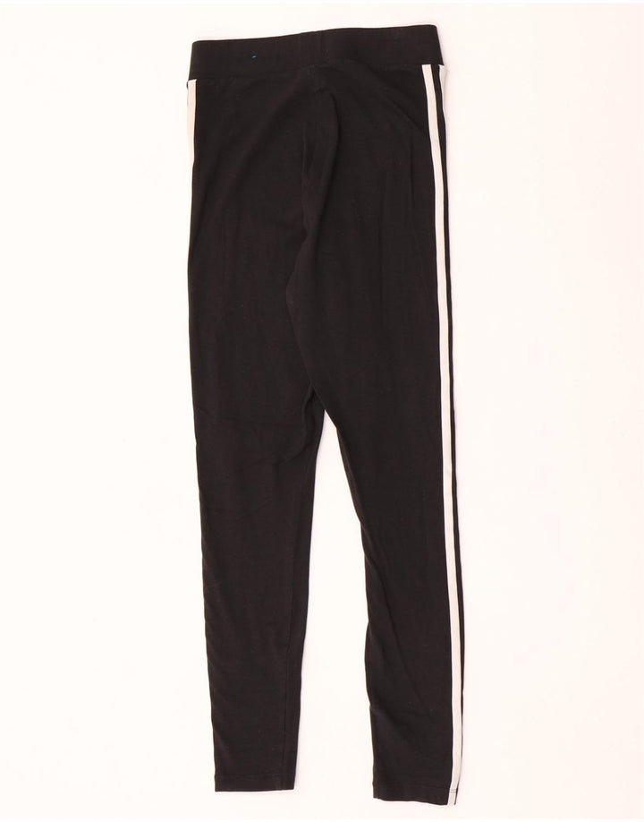 Adidas Leggings Femme UK 8 Petit Coton Noir