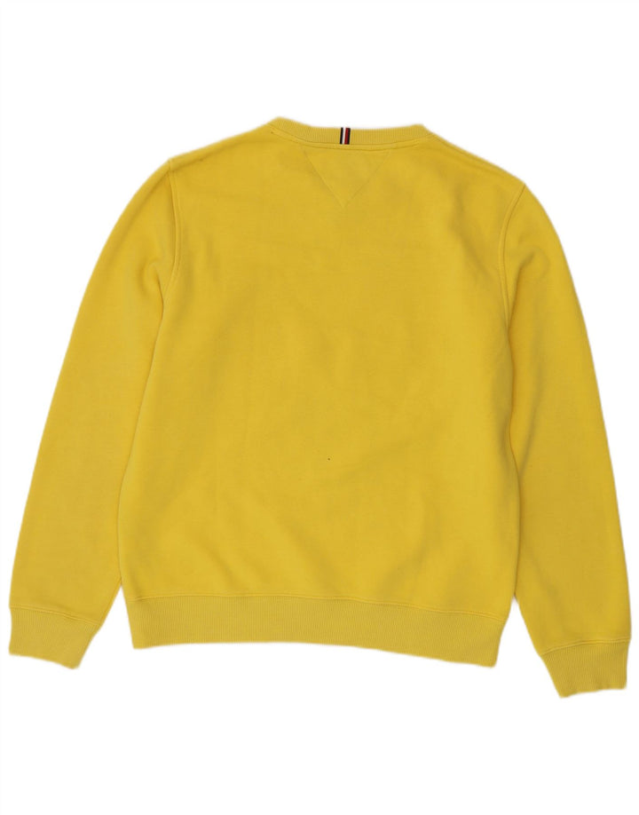 Tommy Hilfiger Sweat-Shirt Graphique Homme Jaune Moyen Coton