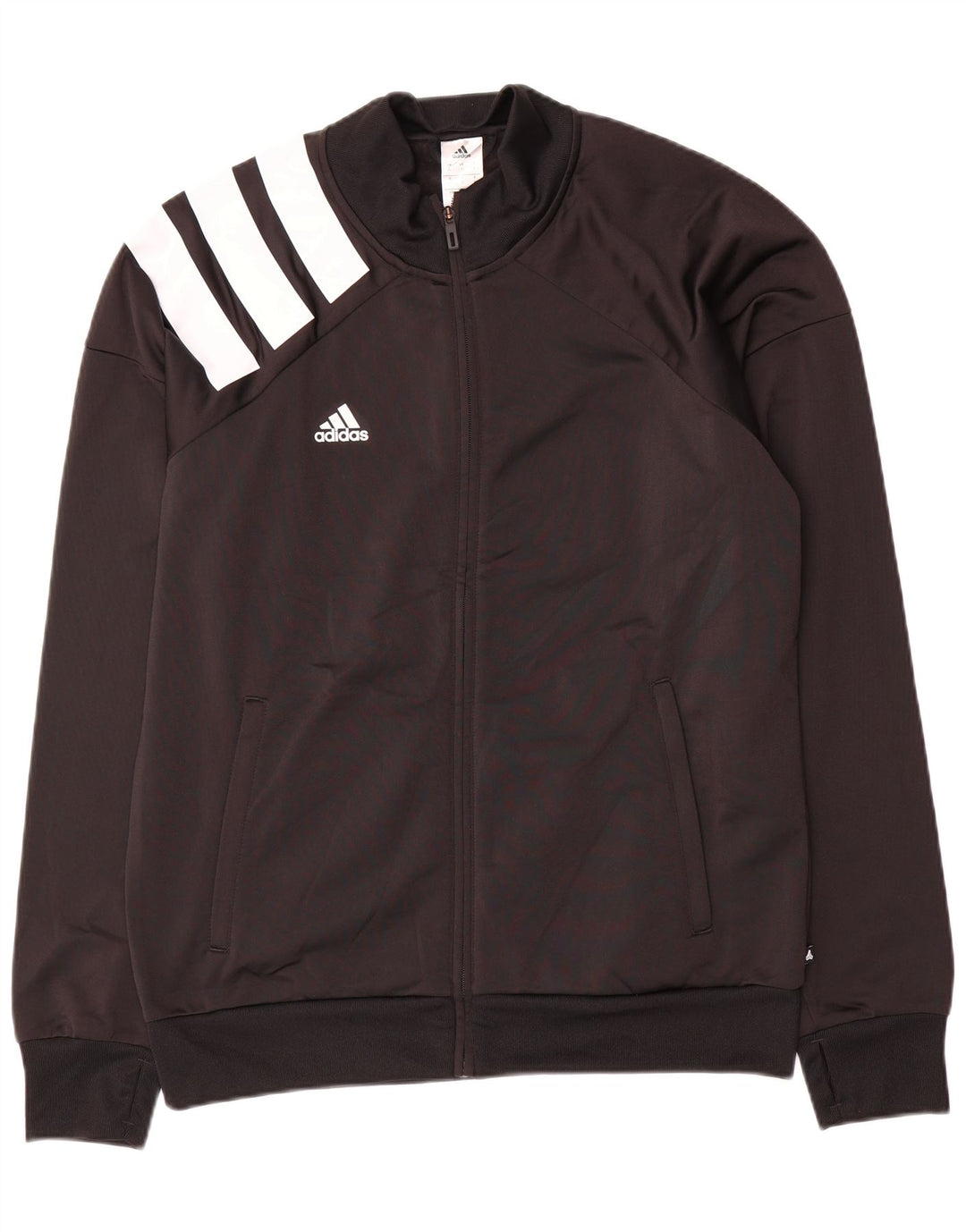 Adidas Veste de survêtement pour homme Large Noir Colorblock Polyester