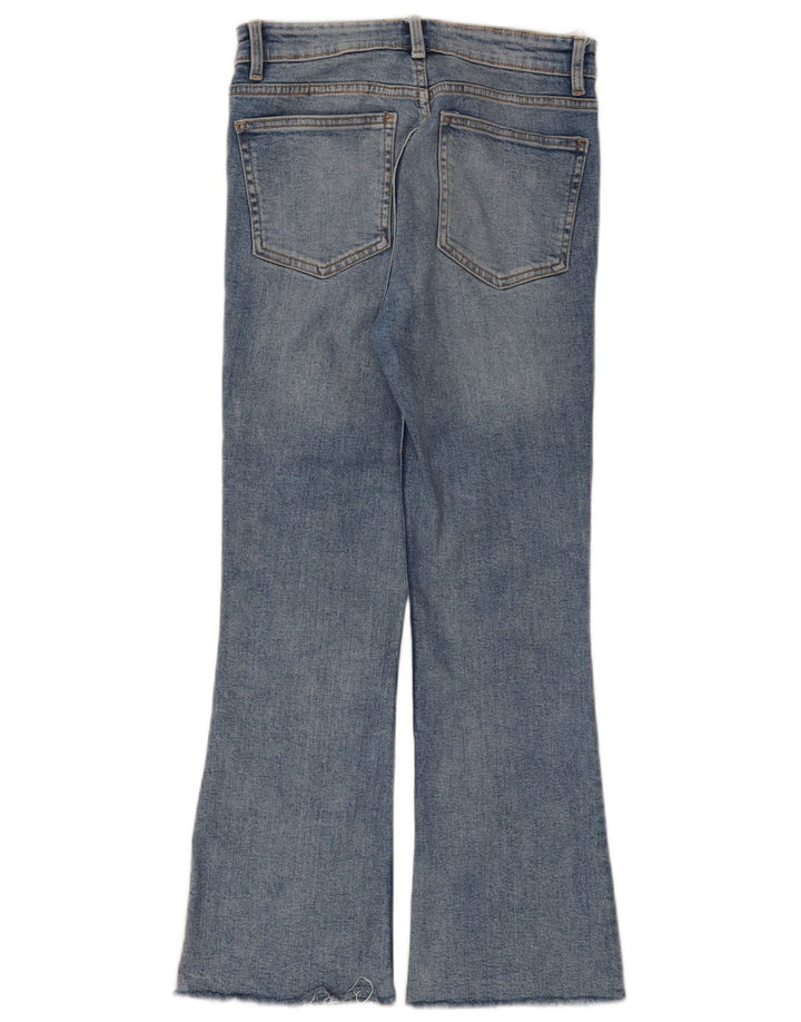 Zara Jean Bootcut Femme EU 38 Petit W28 L26 Bleu