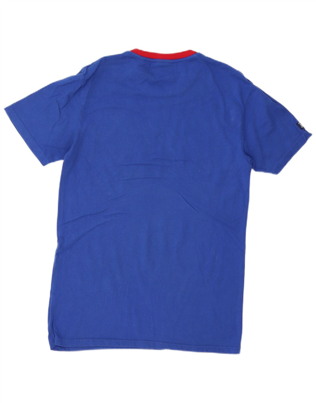 Superdry T-Shirt Graphique Homme Petit Bleu Coton
