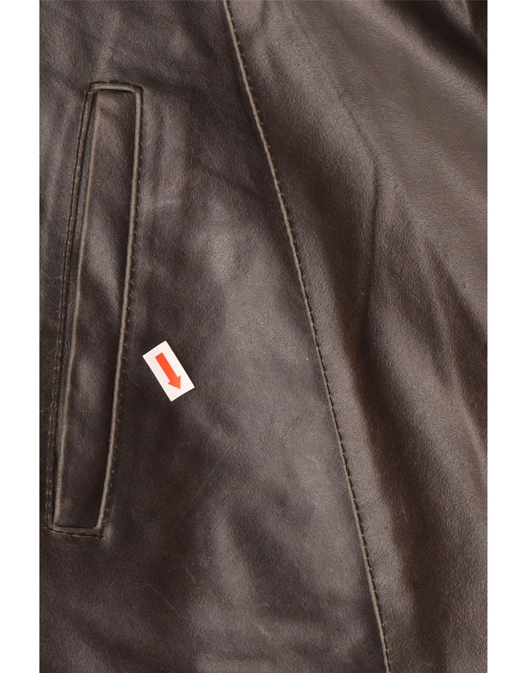 SORBINO Veste en cuir pour homme UK 42 XL Gris