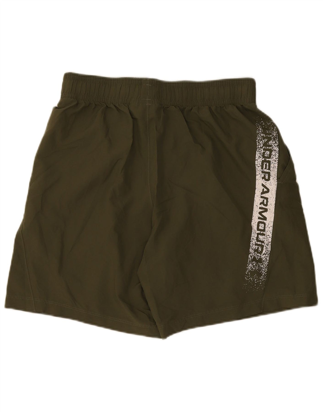 Under Armour Short de Sport Graphique Homme Kaki Large Polyester