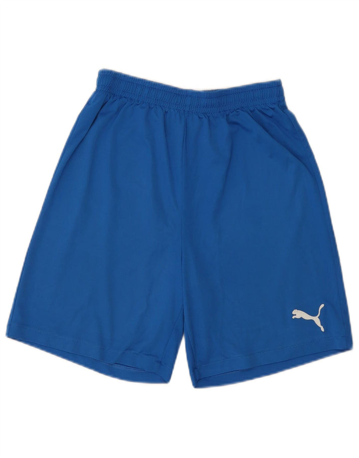 Puma Short de sport homme petit bleu polyester