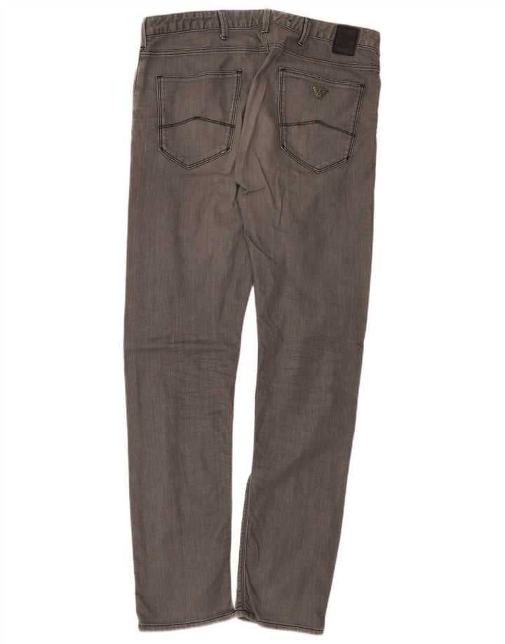 Armani Jeans Slim W34 L32 Gris Coton Homme