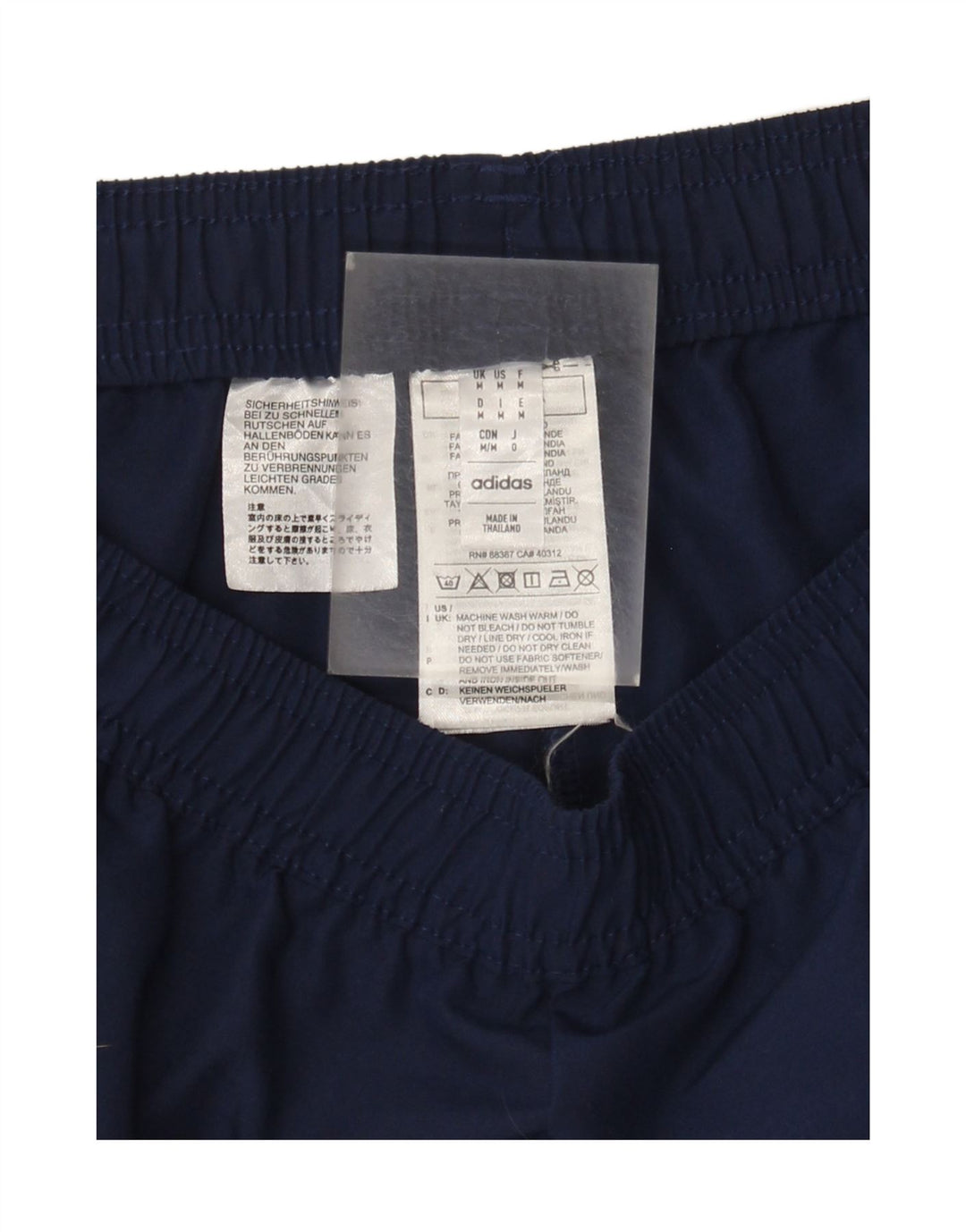 Adidas Pantalon de survêtement pour homme Bleu marine moyen Polyester