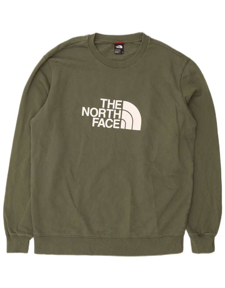 The North Face Sweat-shirt graphique pour homme XL Kaki Coton