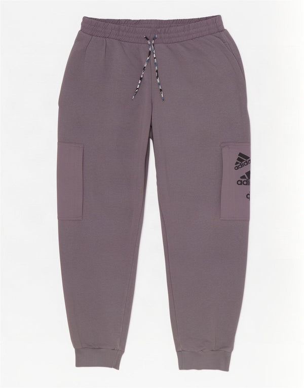 Adidas Pantalon de survêtement Graphic Cargo pour homme en coton gris moyen