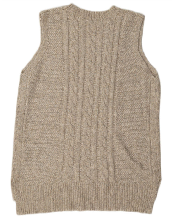 Marks & Spencer Débardeur surdimensionné pour femme UK 14 Polyester beige moyen