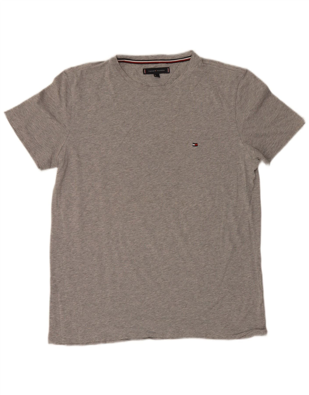Tommy Hilfiger T-Shirt Homme Haut Large Gris Moucheté
