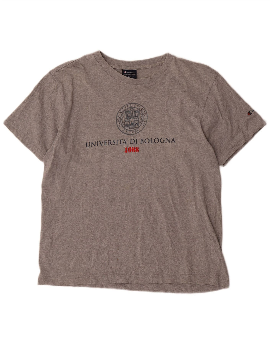 CHAMPION T-Shirt Graphique Homme Gris Moyen