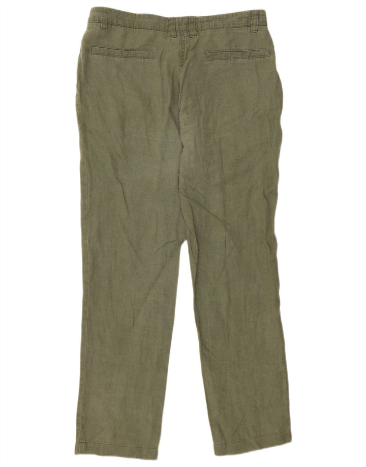 Dack's Pantalon Chino Droit Femme IT 42 Medium W30 L27 Vert
