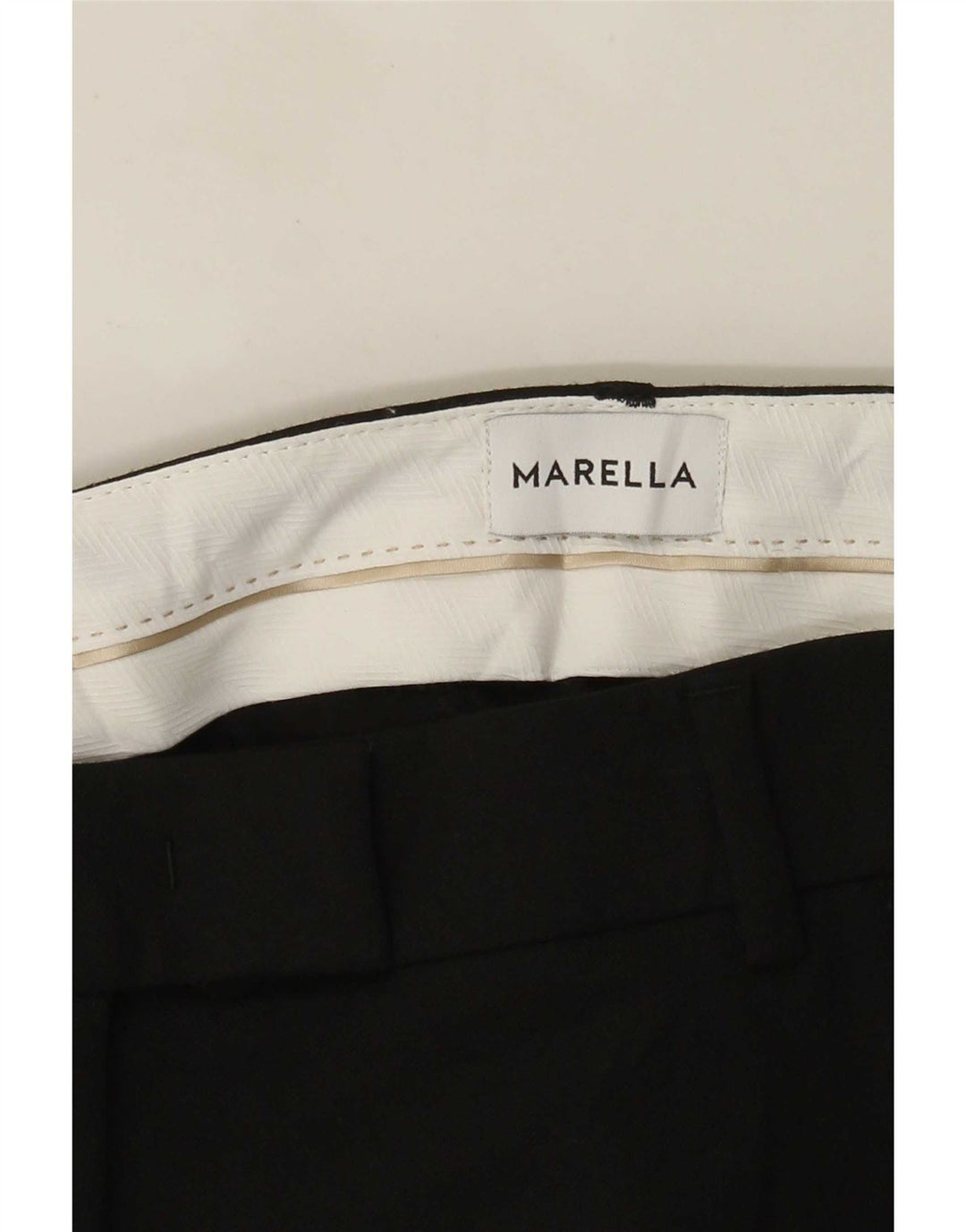 Marella Pantalon de Costume Droit Femme W30 L27 Noir