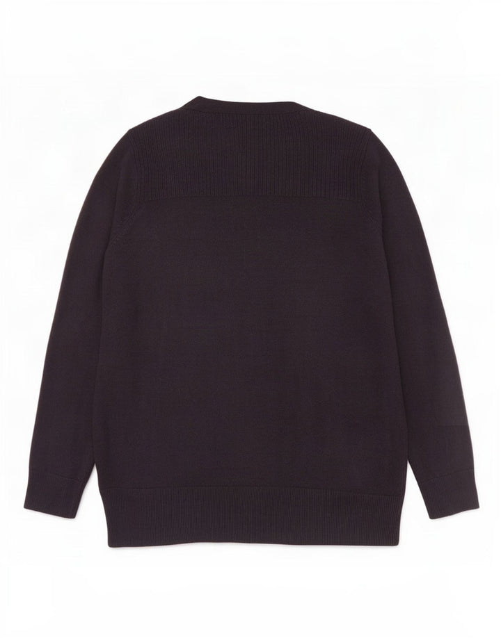 Marks & Spencer Pull cardigan ouvert pour femme UK 14 Acrylique bleu marine moyen