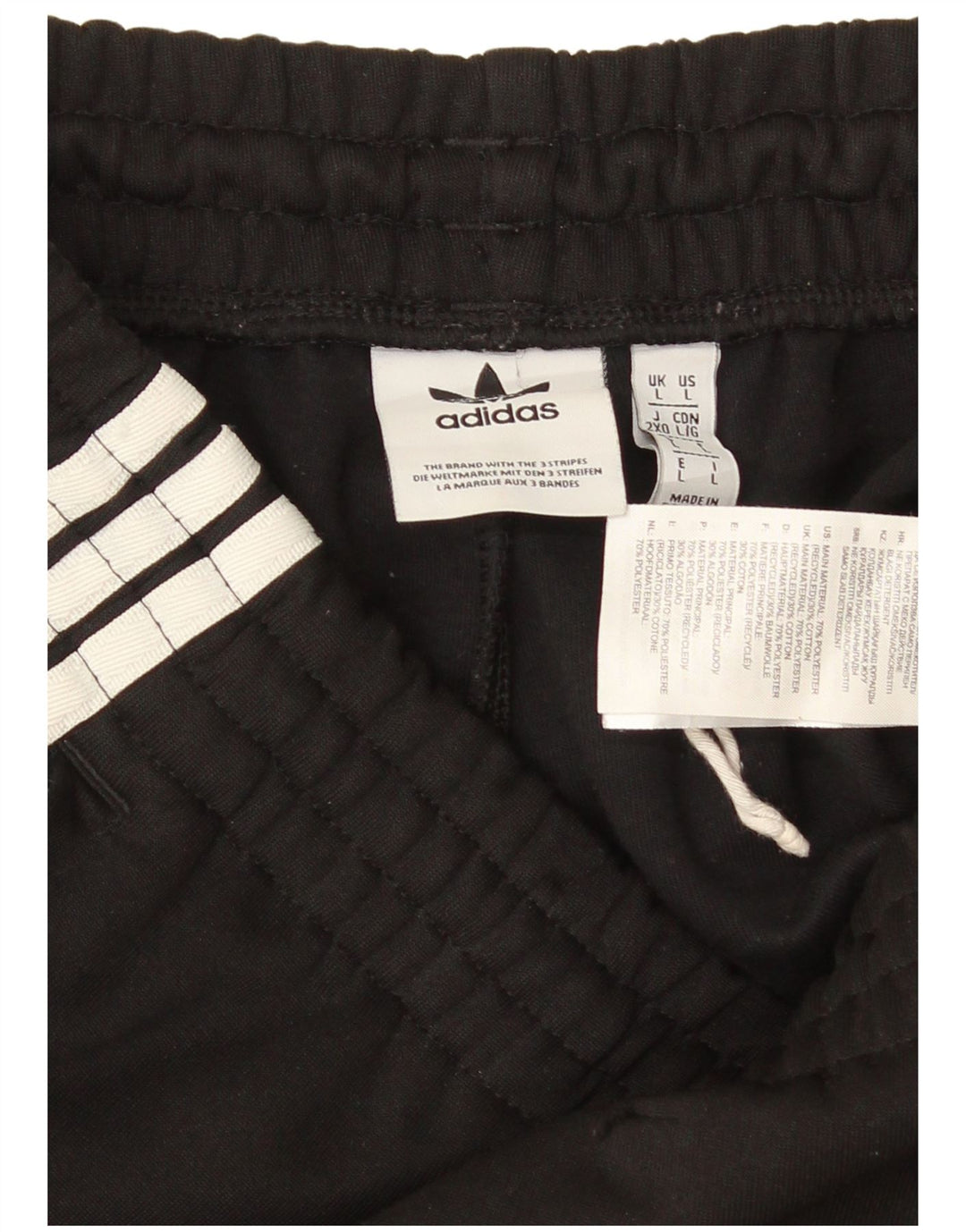 ADIDAS Pantalon de survêtement pour hommes Joggers Large Noir Polyester