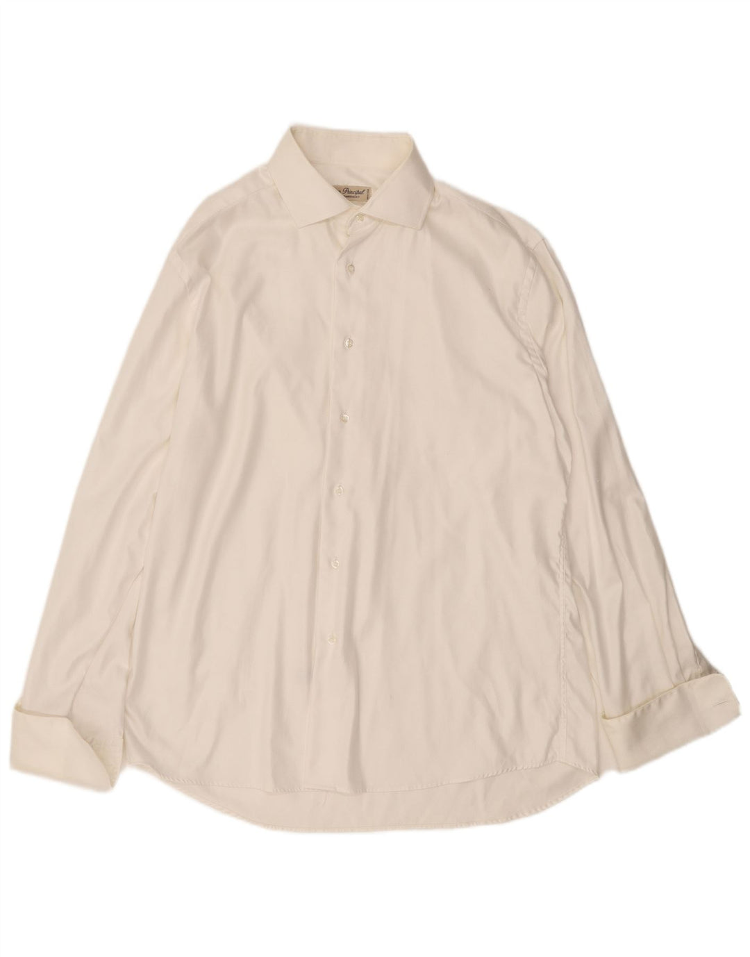 VINTAGE Chemise Homme Taille 41 Moyen Off White Coton