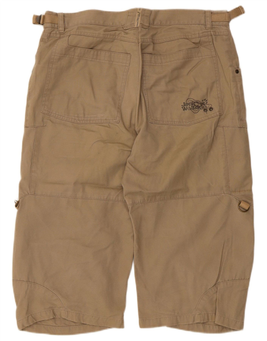 Jack Wolfskin Bermuda Cargo Homme W33 Grand Coton Beige