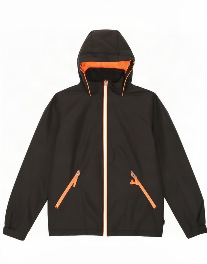 MC Kinley Veste de pluie à capuche fille 13-14 ans Noir Polyester