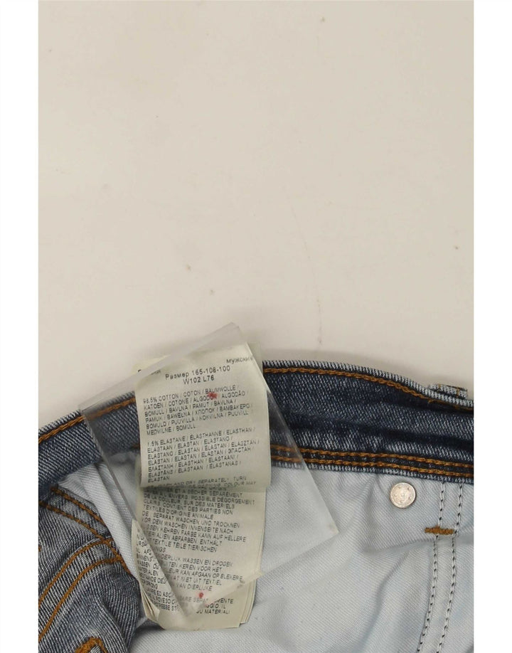 Wrangler Jean Droit Texas Homme W40 L30 Bleu Coton