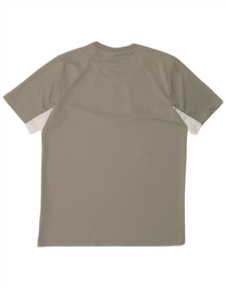 Nike Hommes Dri Fit T-Shirt Haut Gris Moyen Colorblock Polyester
