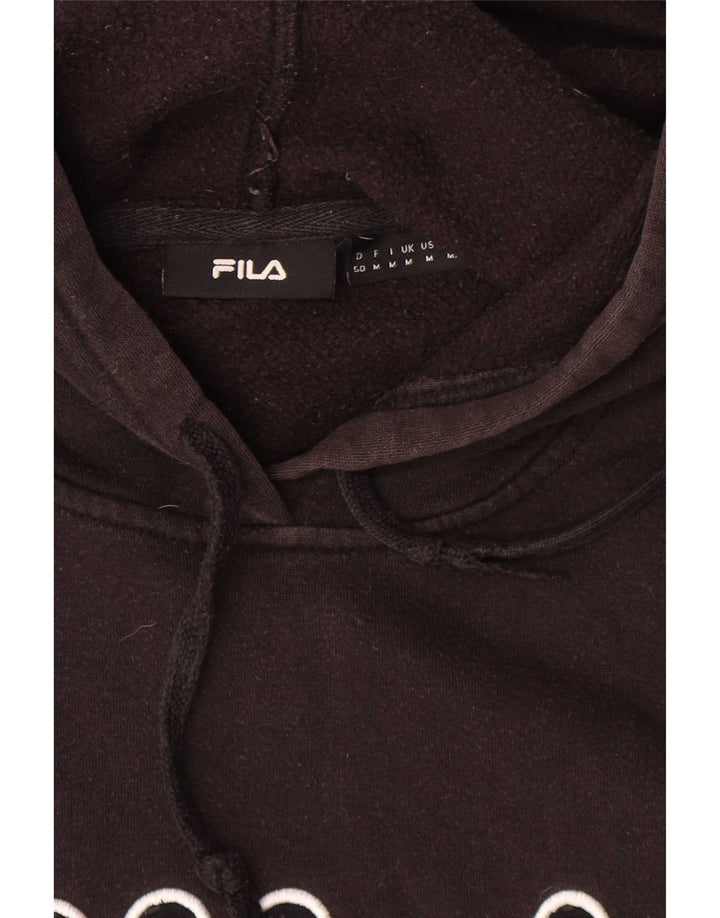 Fila Pull à Capuche Graphique Homme Noir Moyen Coton