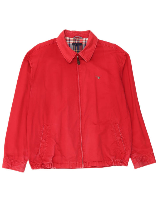 Gant Veste Bomber Homme UK 44 2XL Rouge Coton