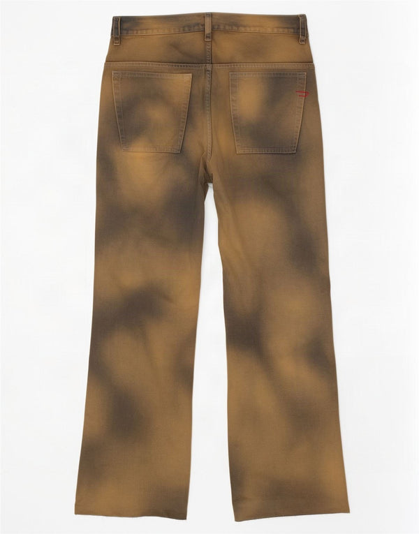 Diesel Jean large pour homme W32 L29 en coton tie-dye marron