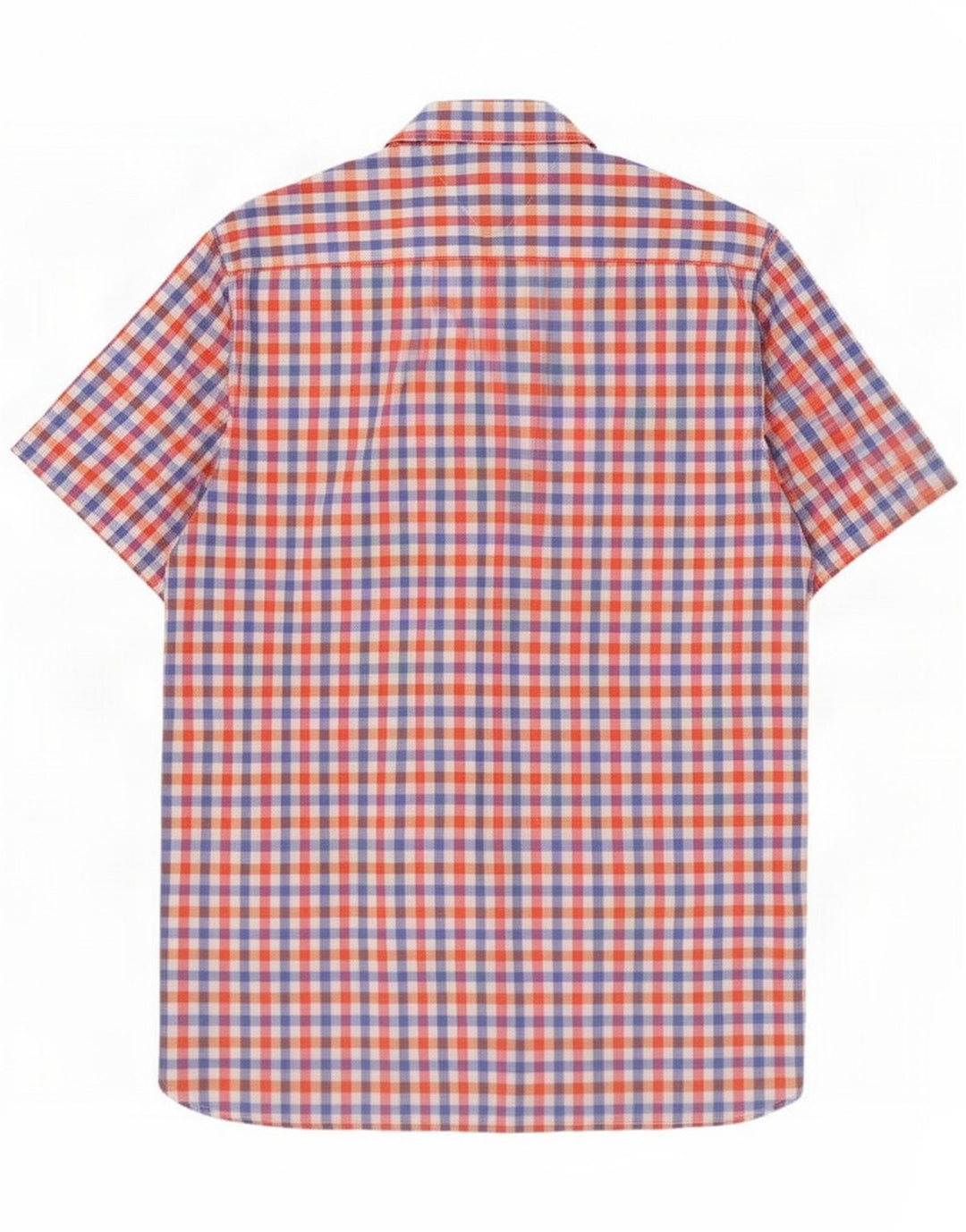 Tommy Hilfiger Chemise à manches courtes pour homme à carreaux multicolores moyens