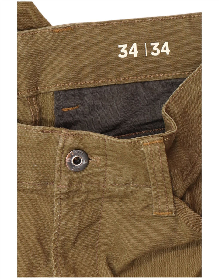 G-STAR Pantalon Cargo Banana Slim Homme W34 L30 Kaki Coton Armée
