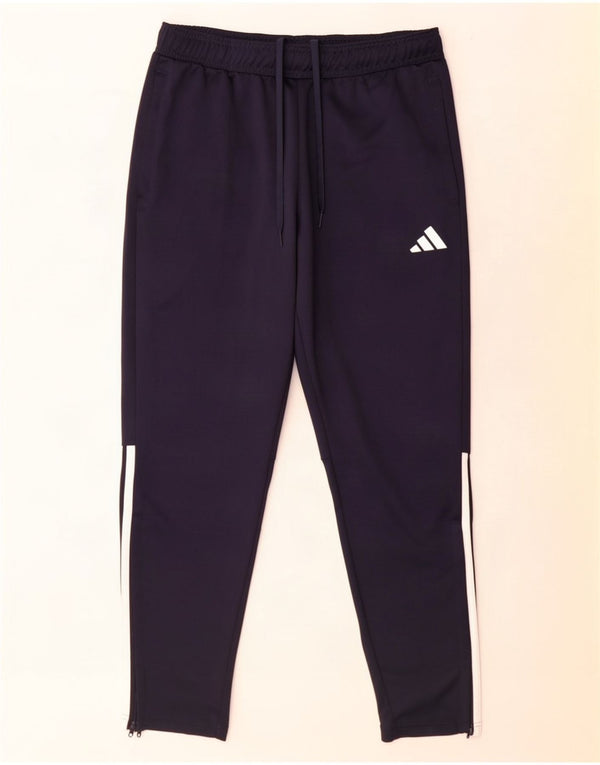 Adidas Pantalon de survêtement Aeroready pour hommes, grand, bleu marine, polyester