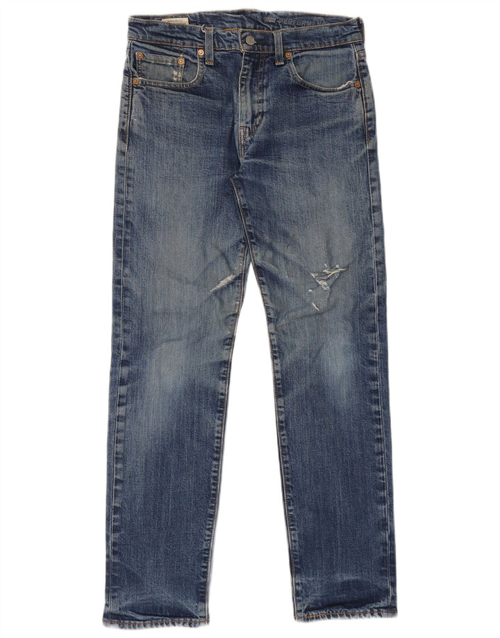 Levi's Jean Droit Performance Distressed Homme W30 L30 Bleu Coton