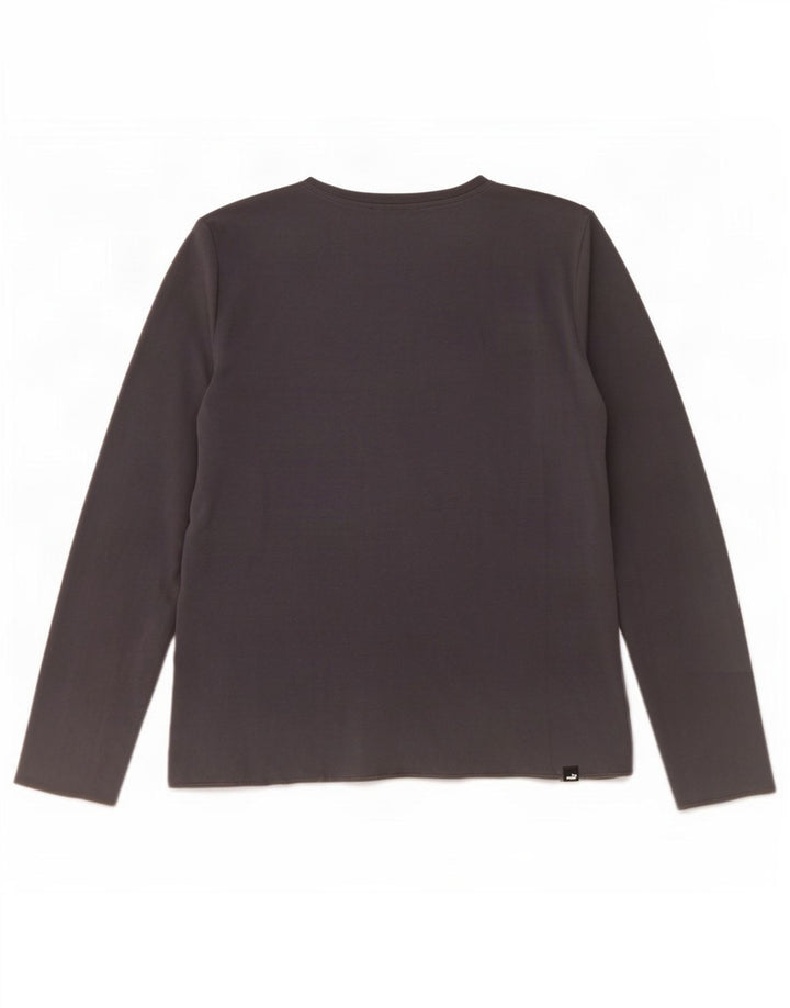 Puma Haut graphique à manches longues pour femme UK 16 Large Gris