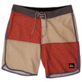 Quiksilver Short de Bain Homme Rouge Moyen Colorblock Polyester