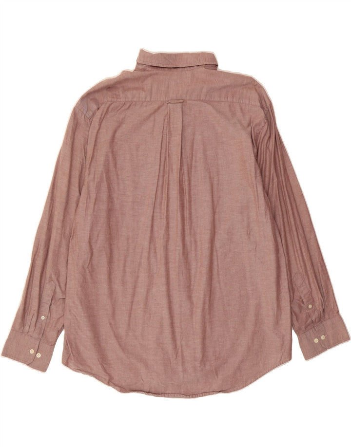 IZOD Mens Shirt 2XL Maroon Vintage Izod and Second-Hand Izod from Messina Hembry 