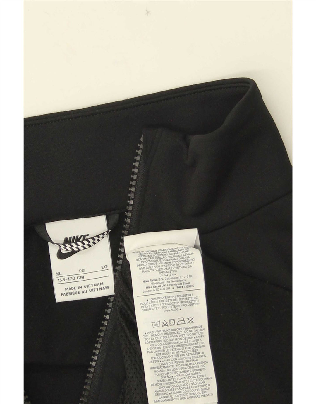 Nike Veste de survêtement graphique pour garçon 13-14 ans XL Noir Polyester