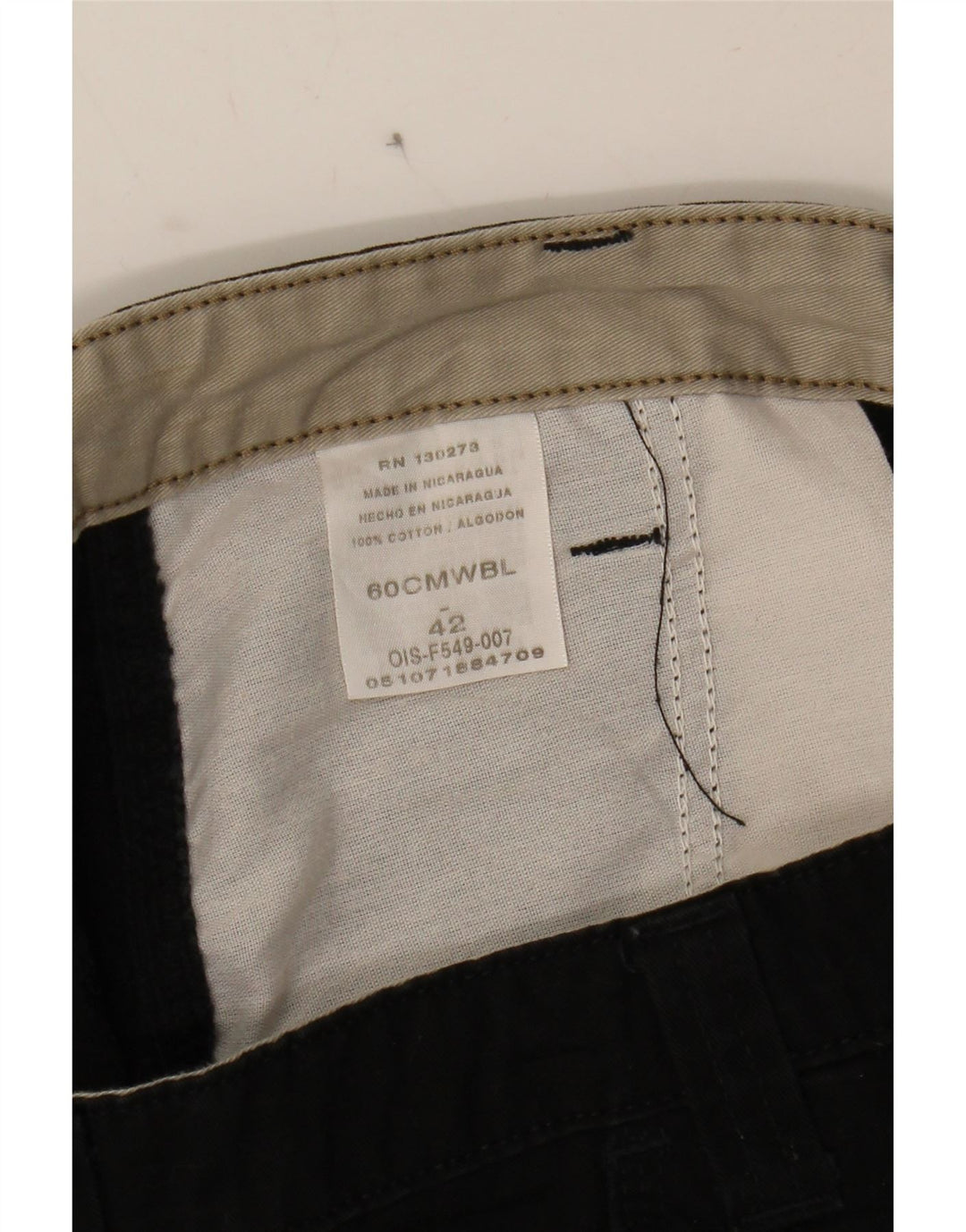 VINTAGE Mens Cargo Shorts W42 2XL Black Cotton Vintage Vintage and Second-Hand Vintage from Messina Hembry 