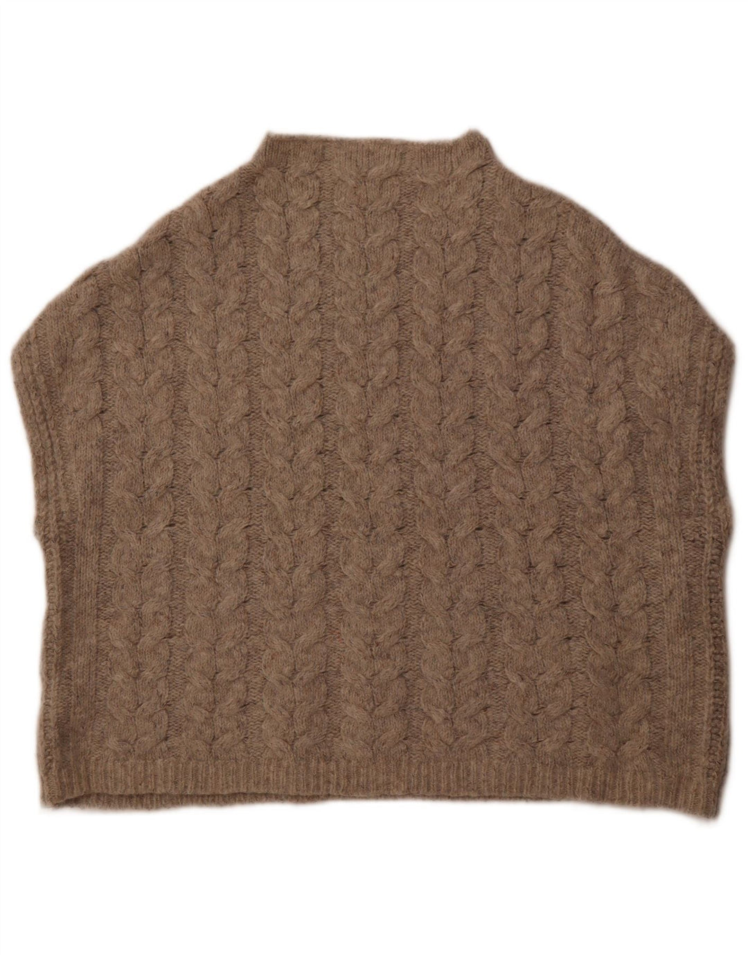 WHITE STUFF Débardeur surdimensionné à col roulé pour femme UK 16 Large Gris