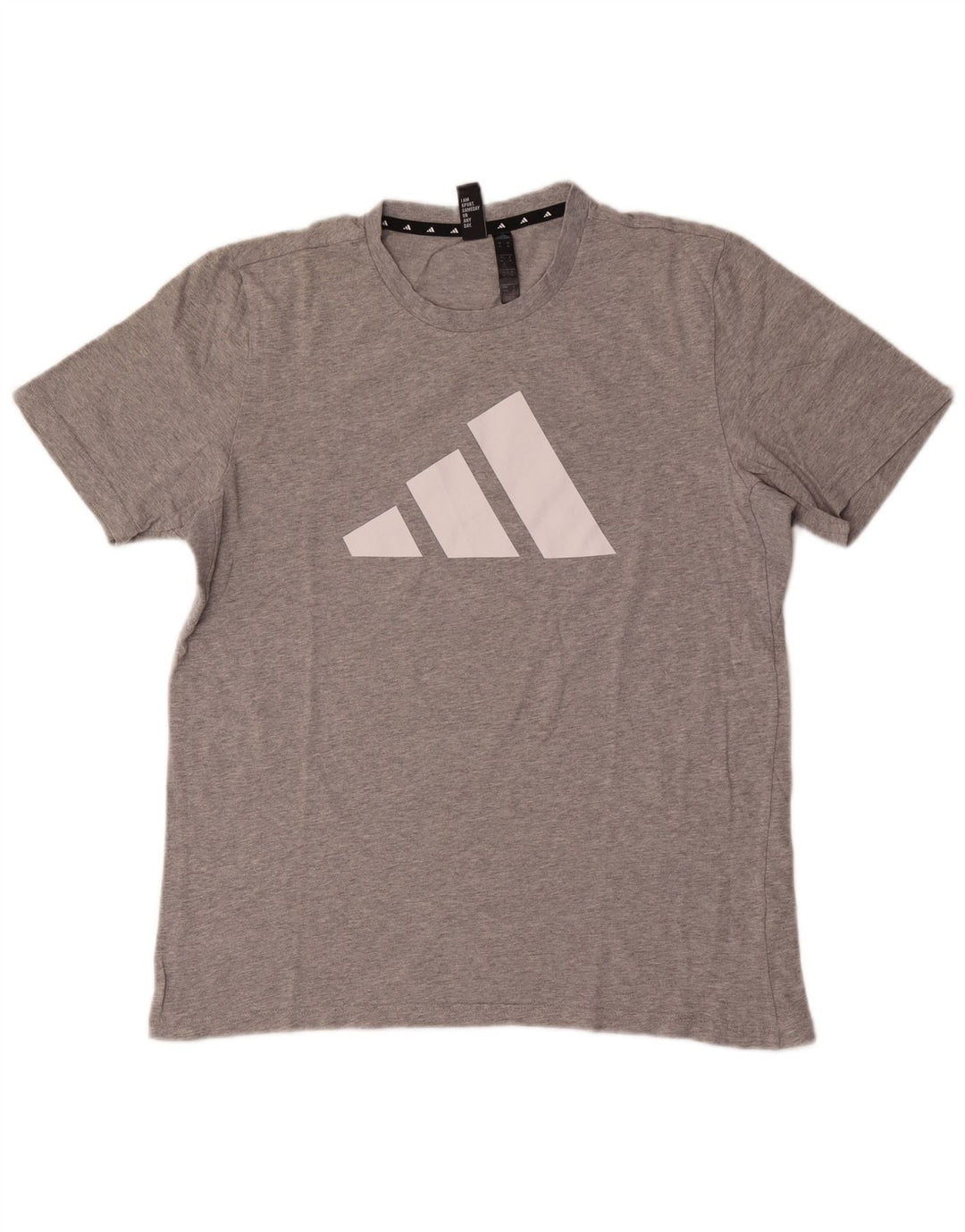 Adidas T-Shirt Graphique Homme Gris Moyen
