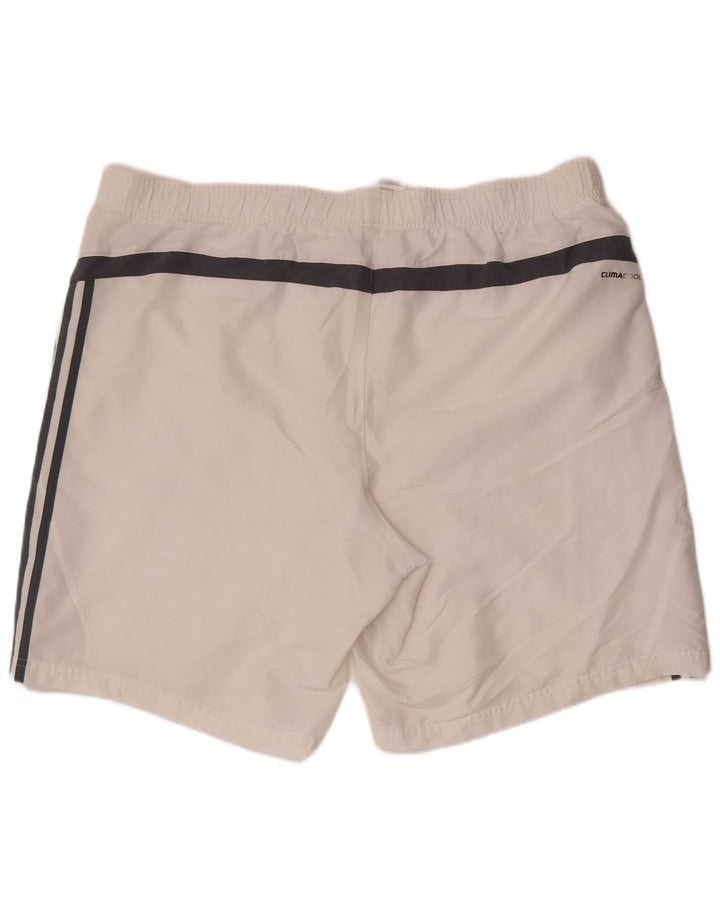 Adidas Short de sport Climacool pour homme 2XL Blanc Polyester