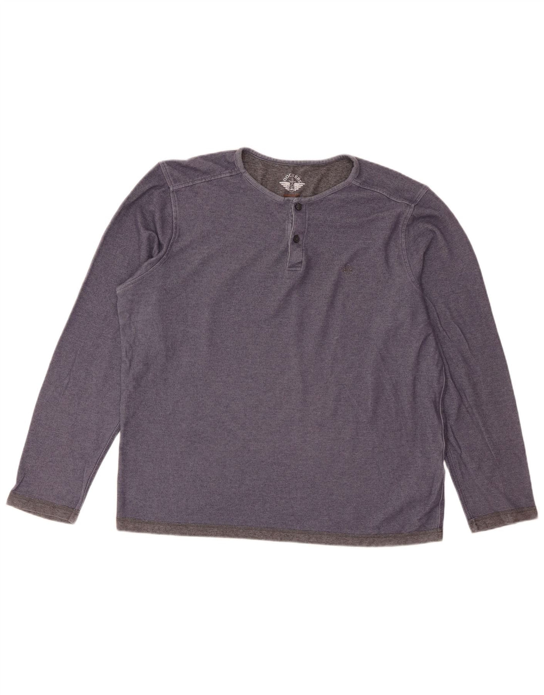 Dockers Haut Homme Manches Longues XL Bleu Coton