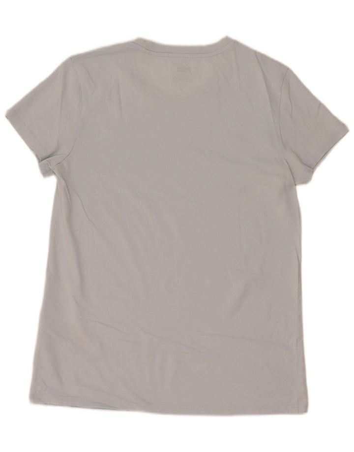 Levi's T-Shirt Graphique Homme UK 10 Petit Bleu Coton